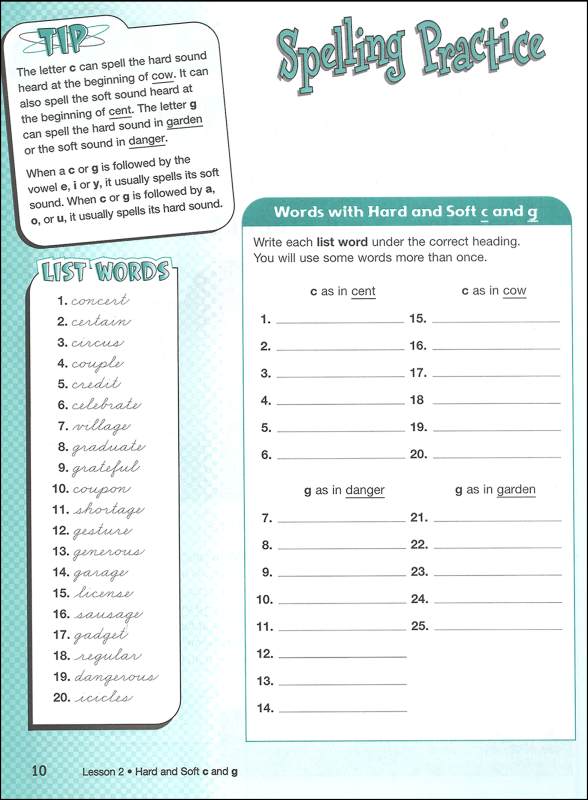 Spelling Workout 2001 Level E Student Edition | Modern Curriculum Press ...