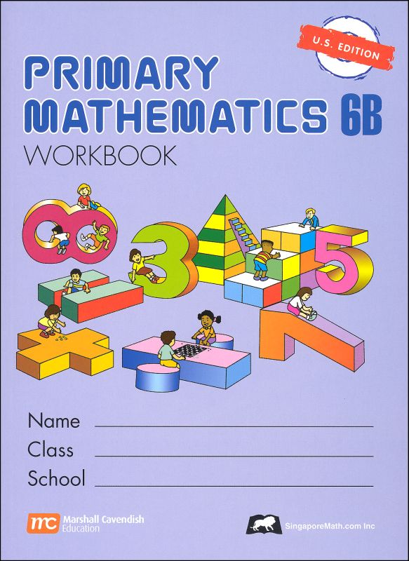 Primary Math US 6B Workbook | Marshall Cavendish | 9789810185176