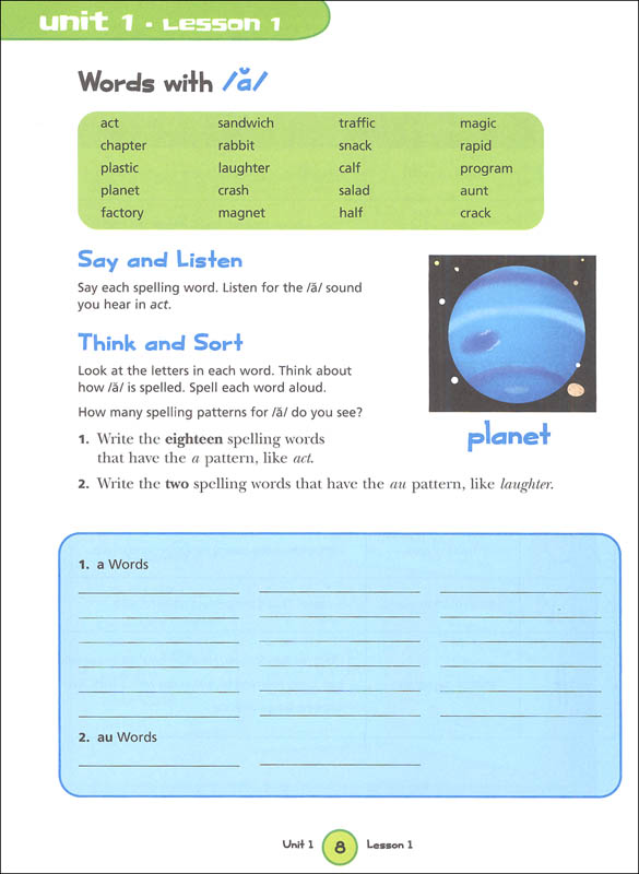 Spelling Skills Grade 5 (Harcourt Family Learning) Flash Kids