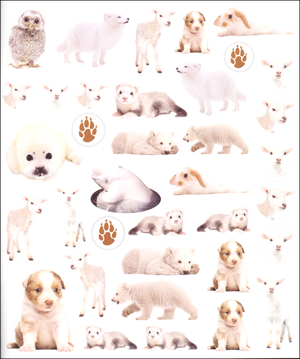 Baby Animals Eyelike Stickers