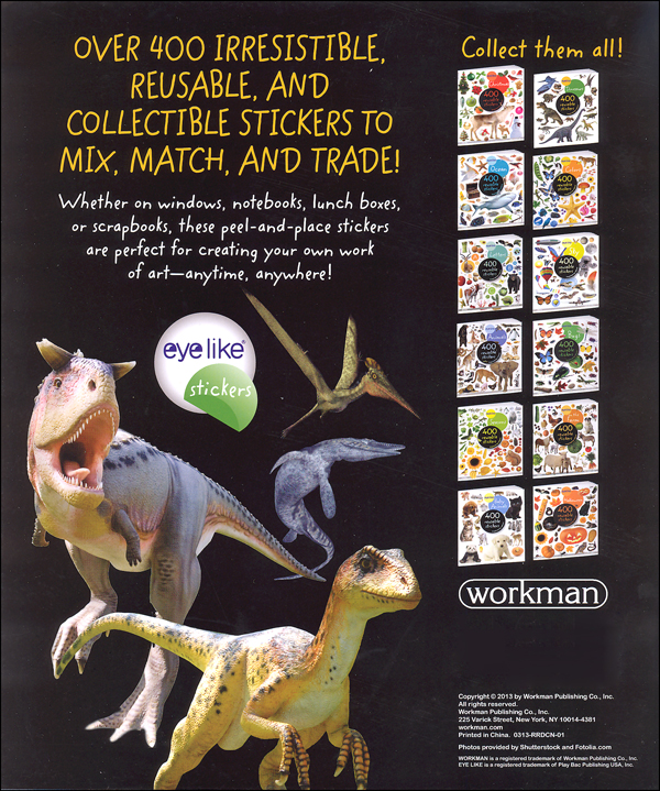 Eyelike Stickers: Eyelike Stickers: Dinosaurs (Paperback) 