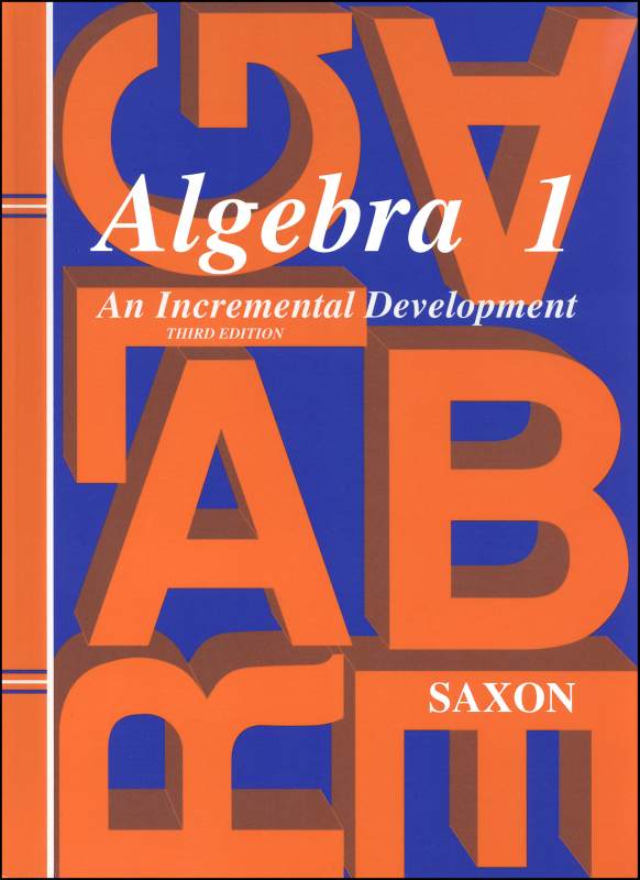 Saxon Algebra 1 Student Text Only 3ED