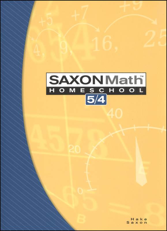 Math 5/4 Homeschool Student Edition (3rd Edition)
