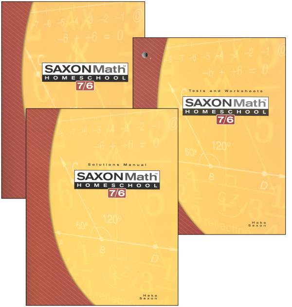 Saxon Math 7/6 4ED Homeschool KIT