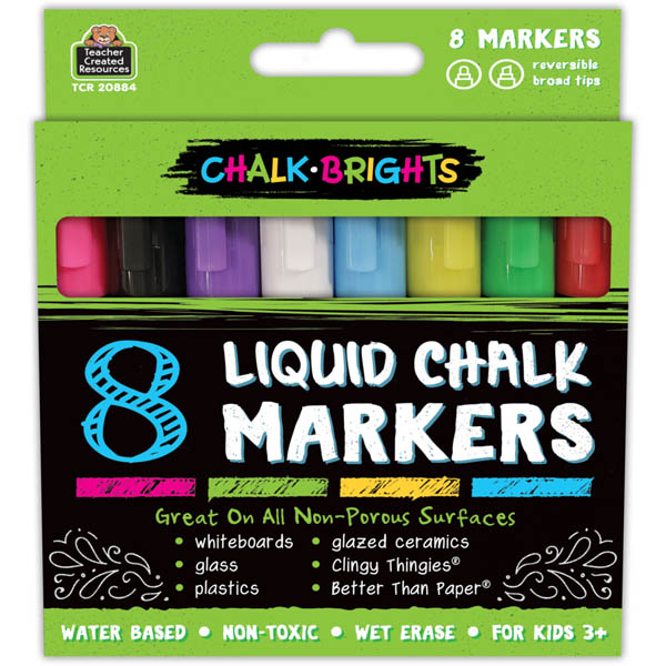 Liquid Chalk Markers 8 Pack Teacher Created Resources