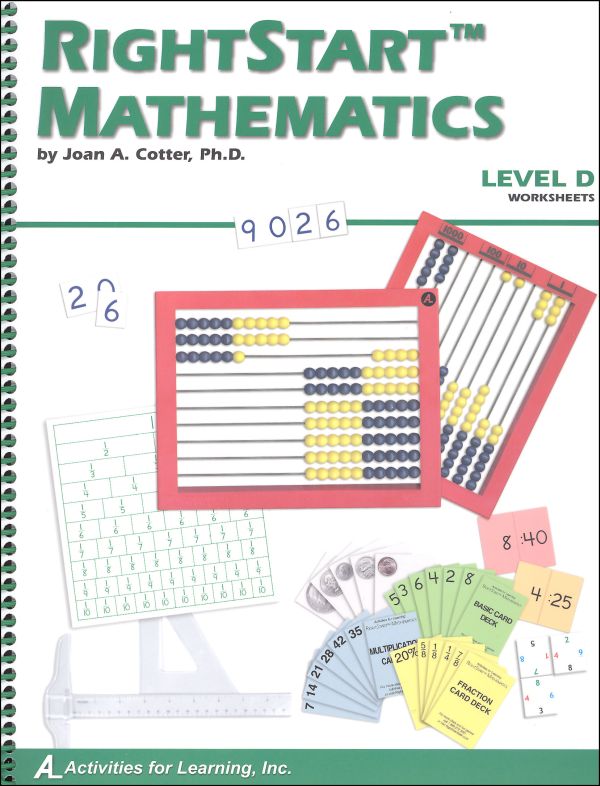 RightStart Mathematics Level D Worksheets (1st Edition) | Activities ...