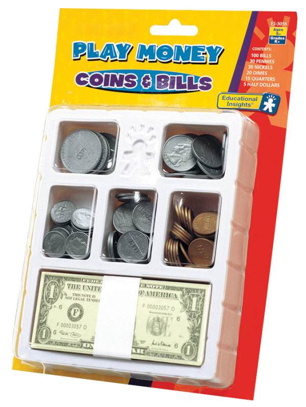 Play Money: Coins & Bills