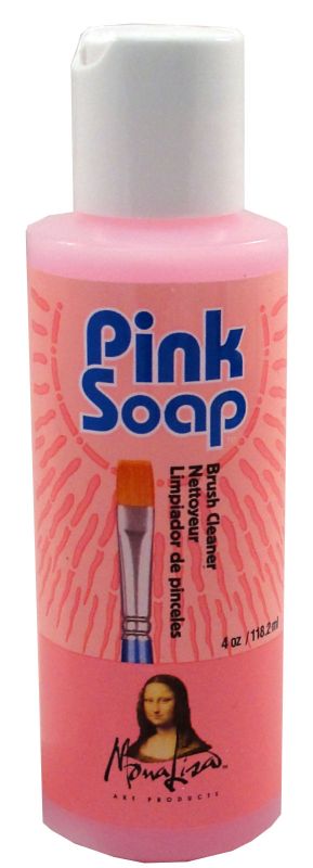 Pink Soap Brush Cleaner