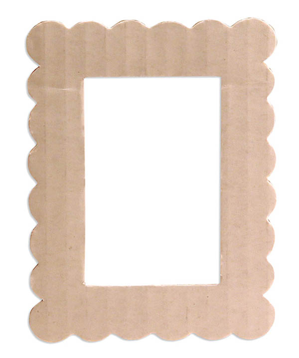 Corrugated Mini Frames (4.75" x 6.75") Pack of 6
