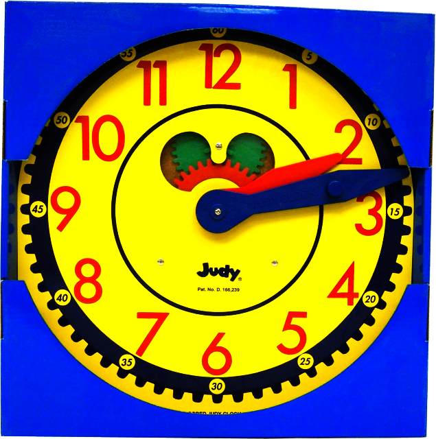 Judy Clock - Color-Coded