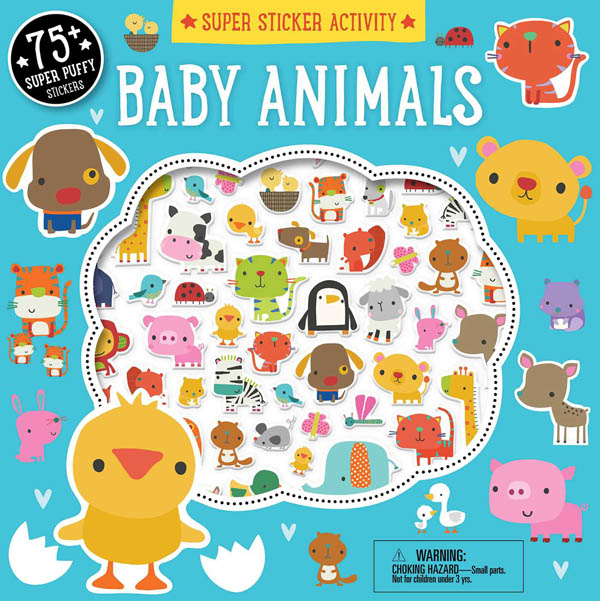 Baby Animals Super Sticker Activity Book