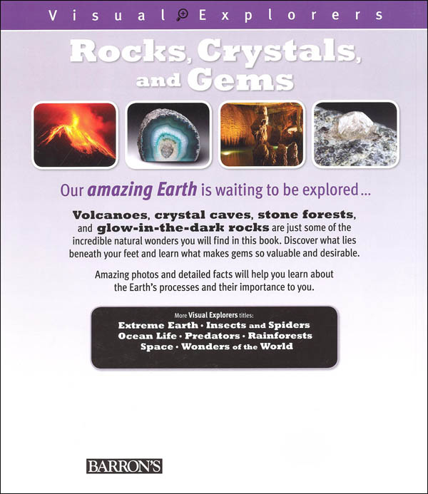 Rocks, Crystals and Gems (Visual Explorers) Barron's Educational
