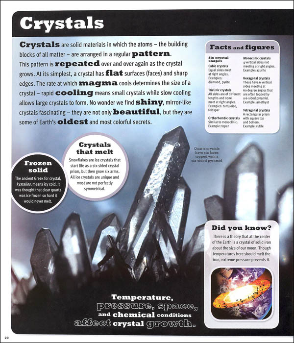 Rocks, Crystals and Gems (Visual Explorers) Barron's Educational