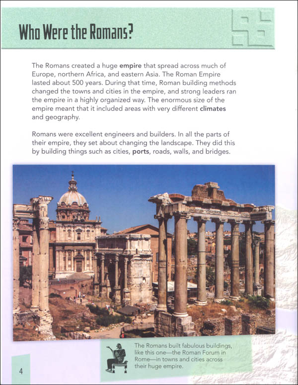 Geography Matters in Ancient Rome Heinemann Library 9781484609699
