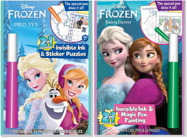 Disney Frozen 2 Magic Pen Painting and Sticker Puzzles  2-in-1 Mess-Free Activities