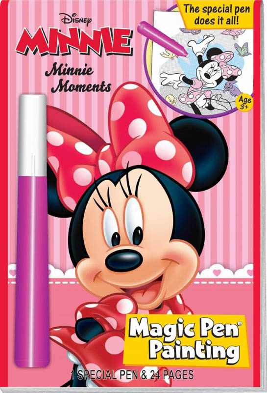 Lee Publications Disney Minnie Mouse Happy Helpers Magic Pen painting book 