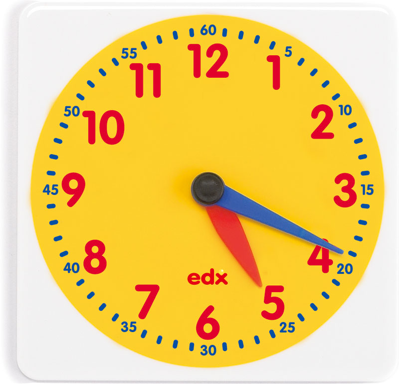Student Clock Face with Movable Hands