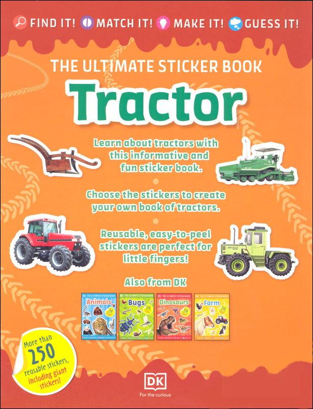 The Ultimate Sticker Book Tractor 