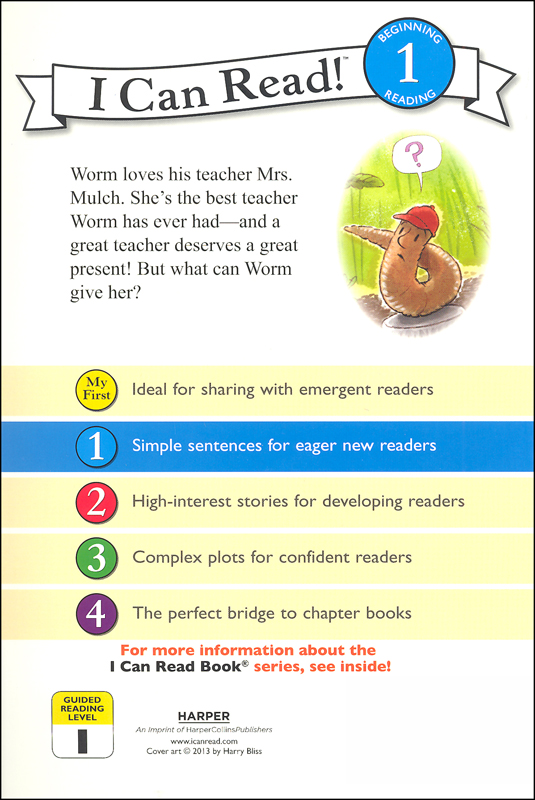 Diary of a Worm: Teacher's Pet (I Can Read Level 1) | HarperCollins ...