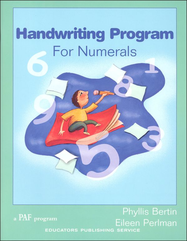 Handwriting Program for Numerals