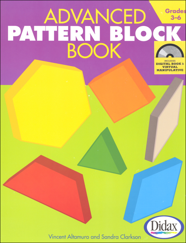 Advanced Pattern Block Book w/ CD | Didax | 9781583243176