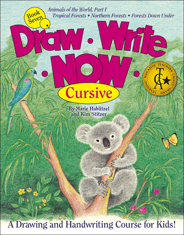 DrawWriteNow Cursive Book 7 In the Think of Things 9781942446163