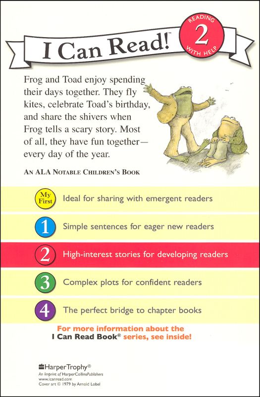 Days with Frog and Toad (ICR L2) HarperCollins 9780064440585