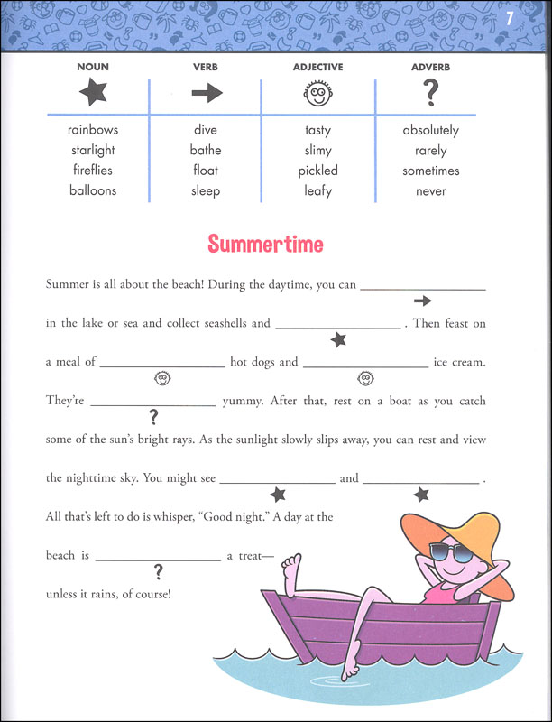 Mad Libs Workbook Grade 2