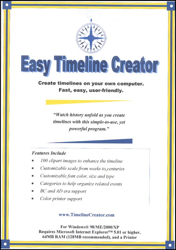 Easy Timeline Creator Pc Cd Rom Lohstroh Com