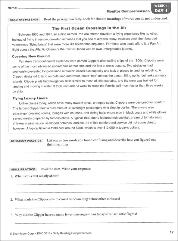 8th-grade-reading-comprehension-worksheets-with-answers