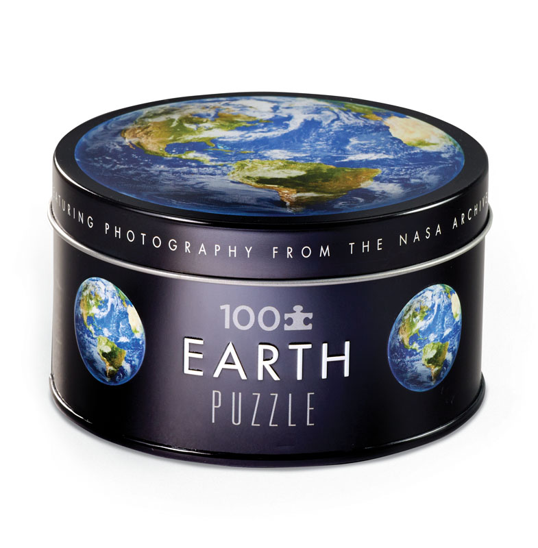 NASA Tin Puzzle - Earth (100 pieces)