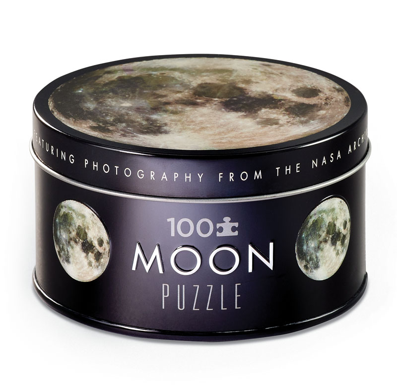 NASA Tin Puzzle - Moon (100 pieces)