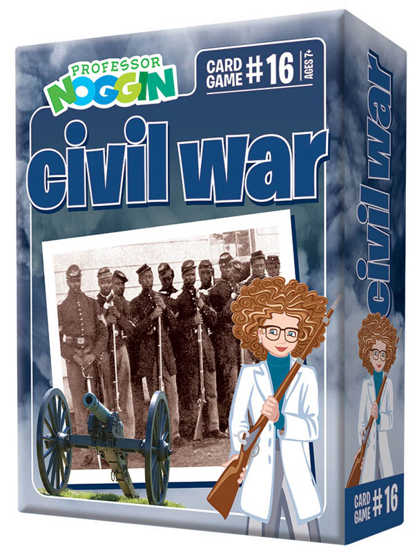 Prof Noggin's Civil War Card Game Outset Media