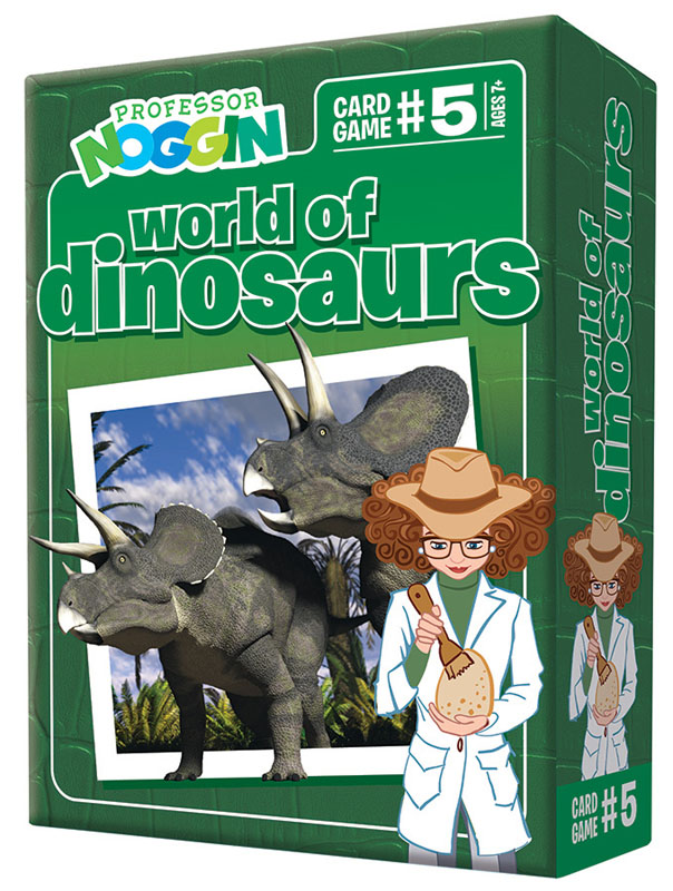 Prof Noggin's Dinosaur Card Game