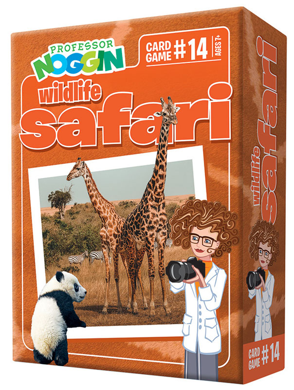 Prof Noggin's Wildlife Safari Card Game