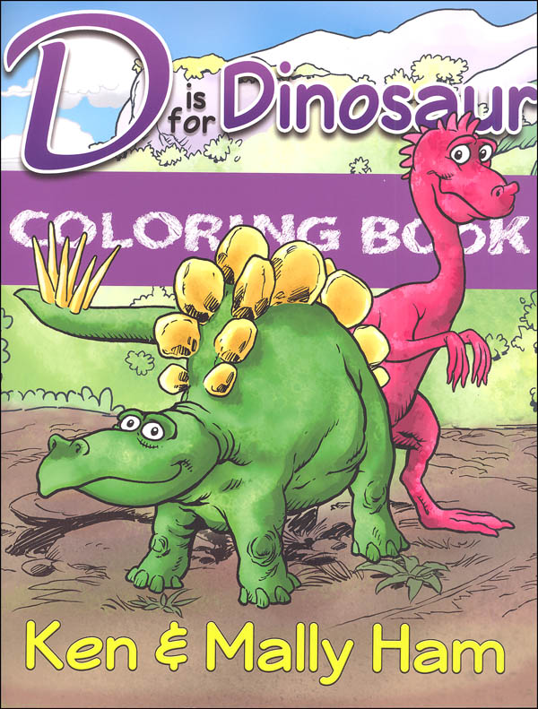 D is for Dinosaur Coloring Book Master Book Publishers 9781683440154