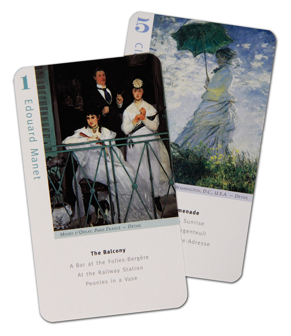 Go Fish for Impressionists Artists Game+Book Birdcage Books Publishing