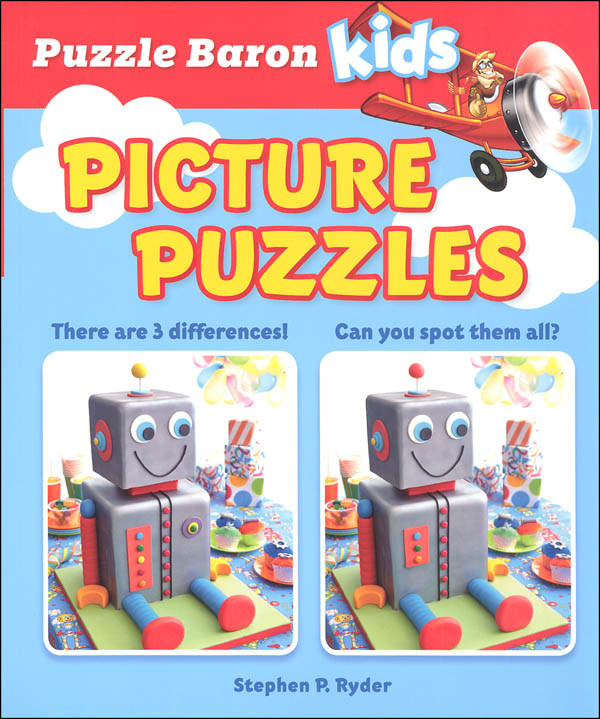 Puzzle Baron Kids Picture Puzzles Alpha Books 9781465483041