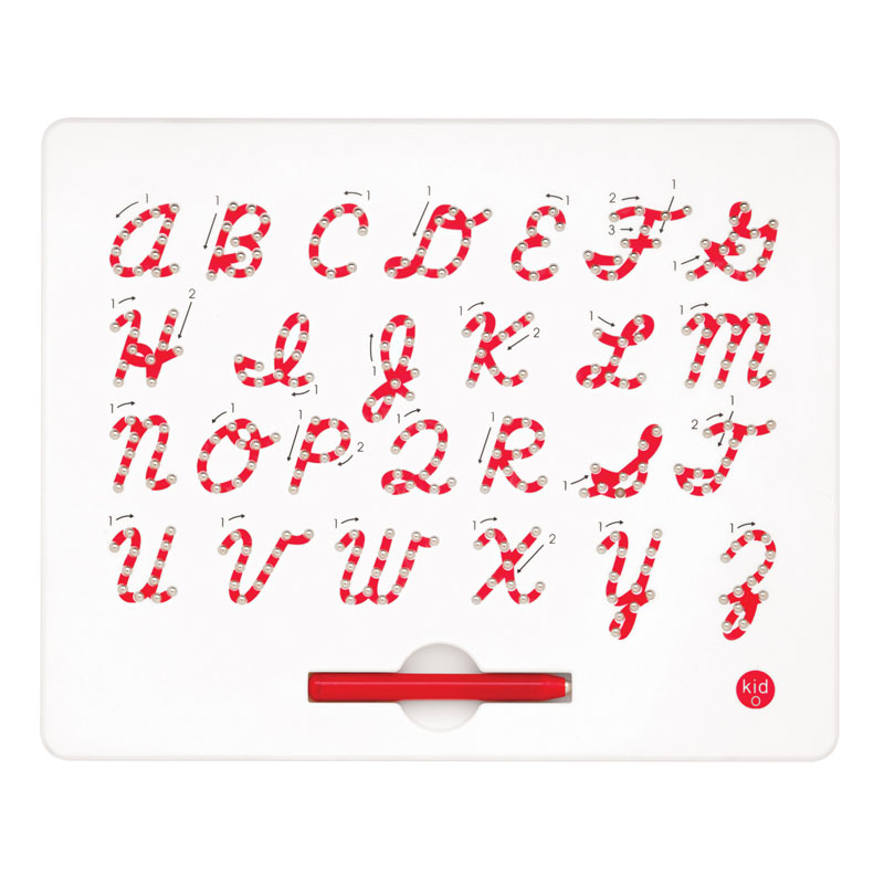 magnetic cursive alphabet