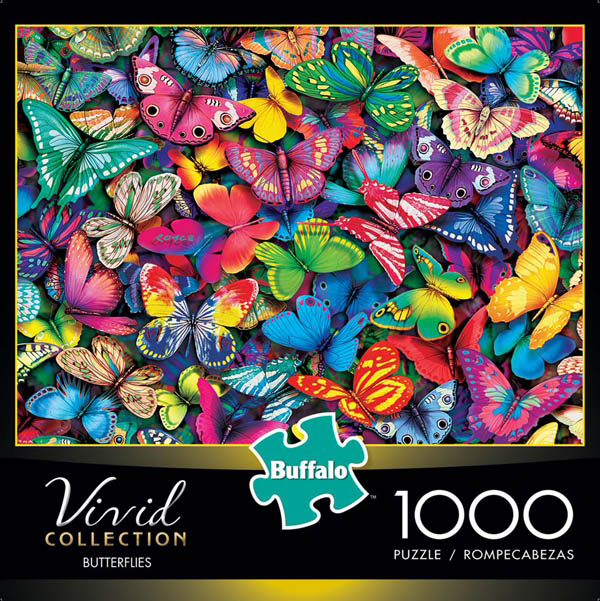 Butterflies Vivid Collection Puzzle (1000-pieces)
