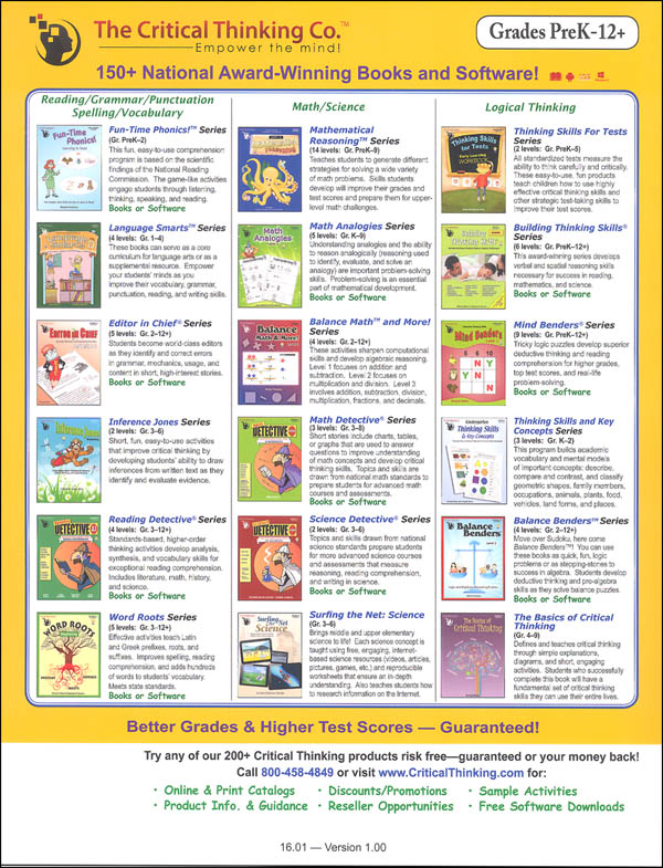 Critical thinking books for elementary students picture