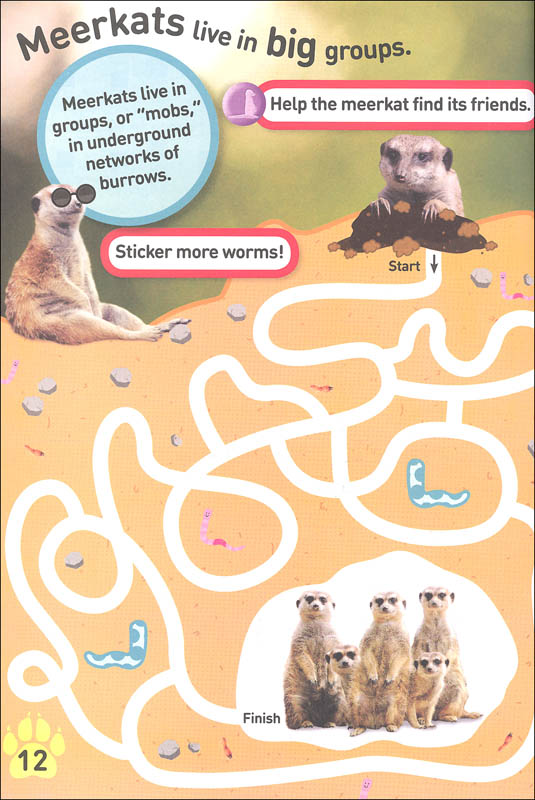 National Geographic Kids On Safari Sticker Activity Book | National ...