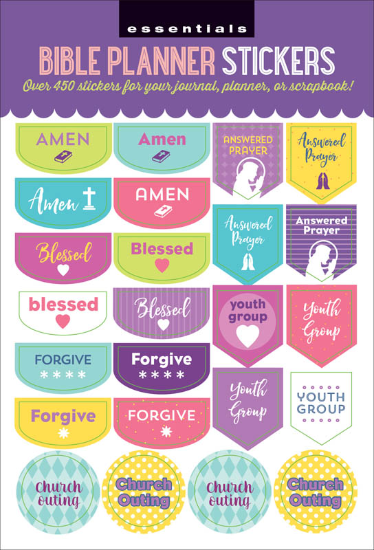 Bible Planner Stickers Peter Pauper Press 9781441329974