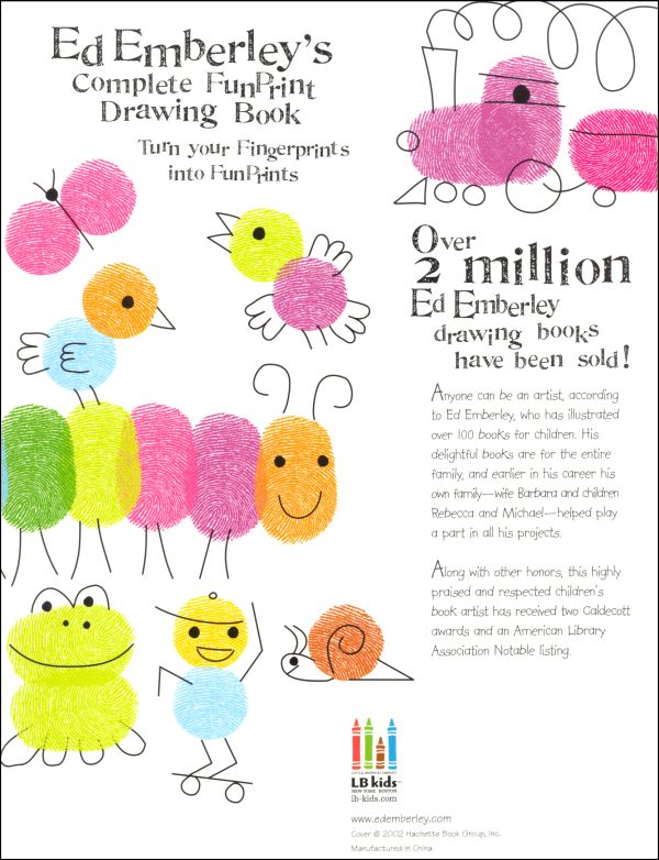 Ed Emberley's Complete FunPrint Drawing Book Little, Brown and