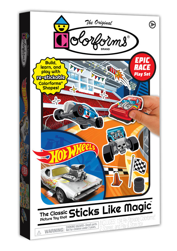 Colorforms Play Set - Hot Wheels Racing | PlayMonster