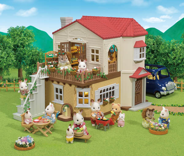 sylvanian families red roof gift set