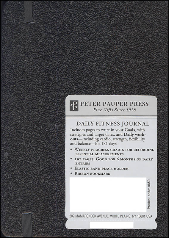 Daily Fitness Journal | Peter Pauper Press | 9781441330857