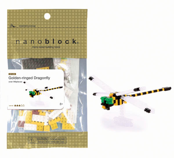 Dragonfly Nanoblock Micro Sized Building Block Construction Toy Kawada Mini