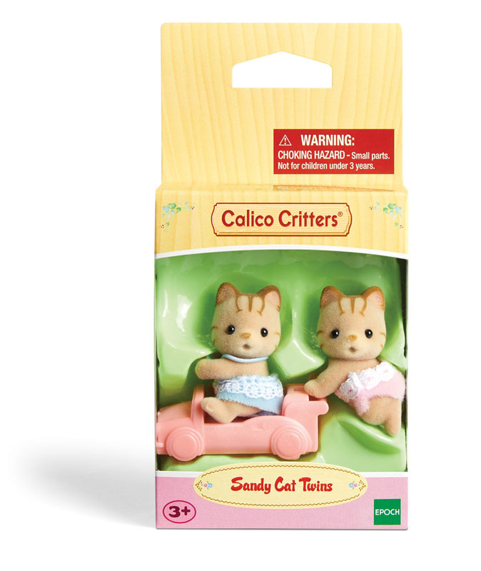 Sylvanian Families Calico Critters Sandy Cat Family 