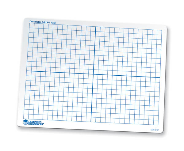 Dry-Erase Board Double-Sided 9 x 12 Coordinate Grid | Classroom SAFE-T ...